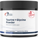 Progetti per la salute Taurina + Polvere di glicina - Aminoacidi per l'invecchiamento sano - Supporta la salute cellulare, metabolica e del cuore - Polvere non aromatizzata di aminoacidi OGM (250 g)