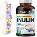 BIO KRAUTER Inulin capsule in polvere - Inulina fibra prebiotica 1200 mg di resistenza - 250 contatori - Pure Soluble Fiber Supplements - Chicory Root Fiber Capsules for Digestive Support - Vegan