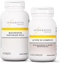Terapia Integrativa Bundle con Active B-Complex, 60 capsule & Magnesium Glycinate Plus, 120 compresse - Active B-Complex per sostenere il metabolismo energetico* - Support Brain Health, Heart Health & Nerve