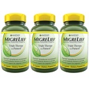 MigreLief Original Formula Triple Therapy con Puracol, 60 Count (Pack of 3)