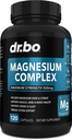 Integratore Magnesio Complesso Capsule 500mg - Support Energy, Rilassamento, Gambe e Gambe - Integratori di Supporto Muscolare Aiuto - Ossido Citrato Mag Premium ad Alta Assorbimento - 120 Capsule