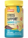Sundance Stress Support Gummiess | 32 Count | con GABA e Lemon Balm | Lemon Strawberry Flavor | Non OGM e Gluten