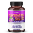Resveratrolo con semi di uva + Quercetin Berberine + Latte Thistle Potente Antietà - USA Made & Tested (Fornitura di 150 giorni (Pacchetto di 1))