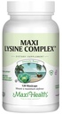 Maxi Health Lysine Complex con Probiotici - L-Lysine 1000mg per Proteine Sintesi Canker Sores, e Skin – 60 capsule