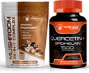 WELLNESS LABSRX Mushroom Powder 2000mg - Quercetin con supplemento di bromelaina - 1500mg