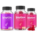 NutraChamps Bundle Biotin completo per capelli, pelle e unghie. Biotina e biotina+