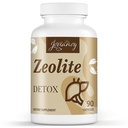 Zeolite Detox Capsule, Carbone Attivato Organico, Argilla Bentonite, 1-2 μm Clinoptilolite, Assorbimento Massimo, Gut Liver Detox Cleanse Full Body per Uomini Donne, 90 Capsule
