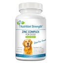 Zinco per cani per sostenere la pelle sana & Coat, Promuovi la crescita normale, la funzione immunitaria bilanciata e il metabolismo cellulare, con Biotina, Folate, Selenio & vitamina E, 120 compresse masticabili