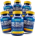 Integratore alimentare probiotico + Probiotici per le donne e gli uomini con lattasi enzima + Nootropic Brain Support Supplemento