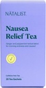 NATALIST Nausea Relief Tea Ease Gravidanza Mattina Malattia calmante Plant-Based Comfort Blend per le donne - Digestive Soothing Organic Ginger & Peppermint - Vegan, senza glutine, senza caffeina - 20 Borse