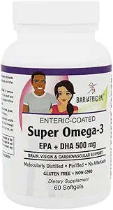 BariatricPal Super Omega-3 Softgels (60 Conte) No Aftertaste!