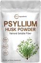 Micro ingredienti Psyllium Husk Powder, 2lbs (32oz) | Supplemento giornaliero di fibra solubile | India Origin | Prebiotici naturali e probiotici | Supporta la salute digestiva