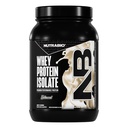 NutraBio 100% Whey Protein Isolate Protein Powder, 25g Protein con profilo completo dell'aminoacido, Non OGM, Soy & Gluten Free, Carbo basso, Polvere di proteine del siero di calorie bassa, cruda non aromatizzata, 2 Lbs