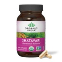 ORGANIC INDIA Shatavari Capsule - Integratore di erbe, Supporta l'equilibrio ormonale, Supporto del sistema immunitario, Vegan, Gluten-Free, USDA Organic, Supporta la salute riproduttiva - 180 Capsule