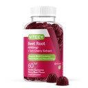 Viteey barbabietola Root Gummies 4000mg con Tart Cherry - per il supporto sano della pressione sanguigna - Vegan, Gelatin Free, Gluten Free - Tasty Chewable Berry Beet Gummies