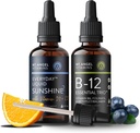 Mt. Angel Vitamine B12 Essential Trio + ogni giorno Liquid Sunshine2 D3+K2