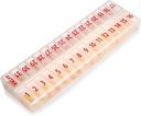 Grande organizzatore di pillole mensile 32 scomparti - 30 Giorno Pill Organizer 1 volta al giorno, Grande scatola di confronto per i farmaci, BPA-Free Plastica, coperchio rimovibile per la medicina di carico facile, vitamine, trasparente