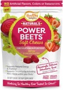 Salute Delights Naturals Power Beets Soft Chews, Delicious Strawberry Burst, Concentrato Superfood Supplement, Supporta Circolazione, Energia Naturale & Stamina, 30 Conte