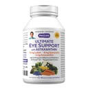 ANDREW LESSMAN Ultimate Eye Support with Astaxanthin 60 Softgels - 12mg Lutein, 6mg Zeaxanthin, 4mg Astaxanthin, Bilberry. Nutrienti chiave per sostenere la salute degli occhi, promuovere la visione sana. Nessun Additivo