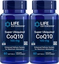 Estensione della vita Super Ubiquinol CoQ10 100 mg, 60 softgels (Pack of 2)