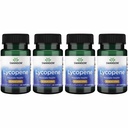 Swanson Lycopene - Supplemento naturale Promuovere la salute della prostata, la salute del cuore, & Supporta la pressione sanguigna all'interno della gamma normale - Mens Health Supplement - (60 Softgels) 4 Pack