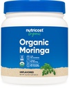 Polvere di Moringa organica di Nutricost 1LB (16oz) - Senza glutine, Non OGM, Per vegetariani