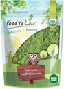 Cibo per vivere - miscela di polvere SuperGreens Organic, 8 once - Kale misto, Moringa, Spirulina, Polvere di Wheatgrass. Non OGM, Pure, Vegan, Bulk. Ricco di antiossidanti, clorofilla