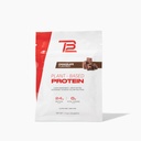 TB12 polvere proteica a base vegetale di Tom Brady, 24g di proteine di pea vegana, basso zucchero, carbo basso, non OGM, sostituzione del pasto, Keto Friendly, Paleo, zucchero libero, aroma di cioccolato (1.12 oncia / 12 confezione)