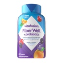 Vitafusion Fiber Well + Probiotics Gummies per Adulti – 3g Fibra per Serve per Salute Digestiva e Probiotici*, 60 Conte