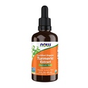 NOW Integratori alimentari, Estratto di curcuma biologico certificato, Erbe ayurvedica, Estratto di liquido, Radice curcuma organica 2 once di liquidi