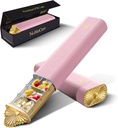 Premium organizzatore di pillole settimanali, 7-Giorni caso di pillole compatte per il borsellino, scatola di alluminio leggero oro per vitamine, medicina, integratori, regalo di benessere di lusso