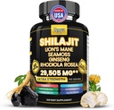 Shilajit e Sea Moss Combo Pure Shilajit per gli uomini e le donne Himalayan Shilajit Capsule Extra Forza con Lions Mane, Rhodiola Rosea, Ashwagandha, Cordyceps, Ginseng Plus Turmeric