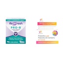 Rephresh Pro-B Probiotico Supplemento per le donne, 30 capsule orali & vH Essentials Probiotici con Prebiotici e Cranberry Feminine Salute Supplemento - 60 capsule