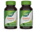 Vitamina C di modo naturale con HIPS Rose, potente Antiossidante e funzione immunitaria Supporto da vitamina C*, Promotes Collagen per la pelle sana*, 100 capsule (Packaging May Vary) - 2 Confezione