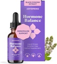 L'equilibrio dell'ormone di JoySpring per le donne | Integratori naturali della menopausa con il nero Cohosh | Supporta il sollievo caldo di Flash & PMS per il supporto di erbe mestruale