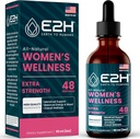 E2H Tutte le donne naturali benessere, equilibrio ormone e PMS sollievo con Cohosh nero, Dong Quai e radice di liquirizia per Hot Flash Relief - 2 Fl Oz