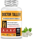 NuBest Doctor Taller - Bone Strength Supports, Migliorare il sistema immunitario - Keto con calcio, vitamina D3, vitamina K2, aminoacidi e erbe per bambini (8+) - 60 Vegan Capsule | 1 mese di fornitura