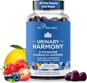 Urinary Harmony D Mannose Gummies per la salute del tratto urinario – D-Mannose & Hibiscus Cleanse, Flush & Protect the Urinary System – Potent Formula, Drug Free – 60 Berry Lemon Flavor Gummies, 20 giorni di alimentazione