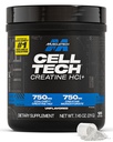 MuscleTech Cell-Tech Creactor HCl Powder, Post Workout Muscle Builder per uomini e donne, Creatina cloridrato + Free-Acid, non aromaed (120 Servings), 7.45 oz