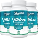 TUDCA Supplemento 1200mg - 180 capsule vegetali,Powerful TUDCA Sale Bile Supplementi per fegato, digestione