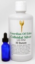 Laboratorio Testato Certificato 120ppm Concentrato Pure Colloidal Argento da GOE (1 Quart) con Flacone Gomito Gratuito. Documentato.