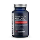100% Pure Krill Oil 1000mg, Omega 3, Alta Concentrazione 56% Phospholipids, Choline & Astaxanthin, Sostenibile Antartico SuperbaBoost, DHA, EPA, Cuore, Cervello, Occhi e Cura della pelle, No Fish Oil