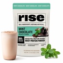 Polvere di proteine del siero dell'erba - Cioccolato della menta | 25g Proteine senza aromi artificiali, colori o conservanti - Zucchero libero, senza glutine, soia gratis (2.4 lbs)