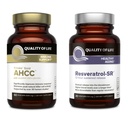 Qualità della vita Caratteristiche Kinoko Oro AHCC e Resveratrolo SR Sostenuta formula di rilascio - Immune, sano invecchiare Bundle