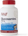 Schiff Glucosamina con Vitamina D3 & Acido Ialuronico, 2000 mg di Glucosamina, Integratore di Cura Congiunto Aiuta Lubricato & Proteggi Giunti*, 150 Conta (Pacchetto di 2)