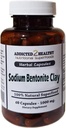 Cibo Grado Sodio Bentonite Clay capsule in polvere (1000 mg) 60 Conte da Addicted 2 sano