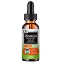 Olio organico di origano con olio di semi neri, gocce di olio di origano liquido w/greli di uliveto Leaf Elderberry per immune, supporto digestivo & antiossidante, supplemento di supporto per le donne uomini