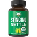 USDA Organic Sting Nettle Vegan Capsules Realizzati con Polvere di polverosa per la prostata, la crescita dei capelli, l'allergia. Meglio che radice o estratto di semi. Compresse per integratori di erbe vegetali, 60 pillole