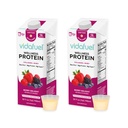 Vidafuel Wellness Protein Drink, 16g Protein per 2oz Shot, 32 fl oz Carton, 2 Pack, Berry, Collagen e Whey Drink, Nessun dolcificante artificiale
