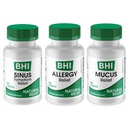 MediNatura BHI Multi Symptom Flare-Up Defense Bundle Sinus Relief Tablets (100) Tavolini di sollievo dal muco (100) + Tablet di sollievo dall'allergia (100)